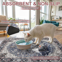 Cat Litter Mat, 20" x 28" Litter Trapping Mat, Waterproof – Daily Care for Cats - Classic Retro / 20x28 Inch (Pack of 1) - image 3