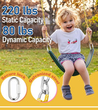 little dove Heavy Duty Swing Seat - Forest Green / 2 Pack - image 4