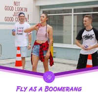 ATHLERIA Magic Flying Orb Ball, Boomerang Hover Balls - Flying Ball with Wand / Red - image 4