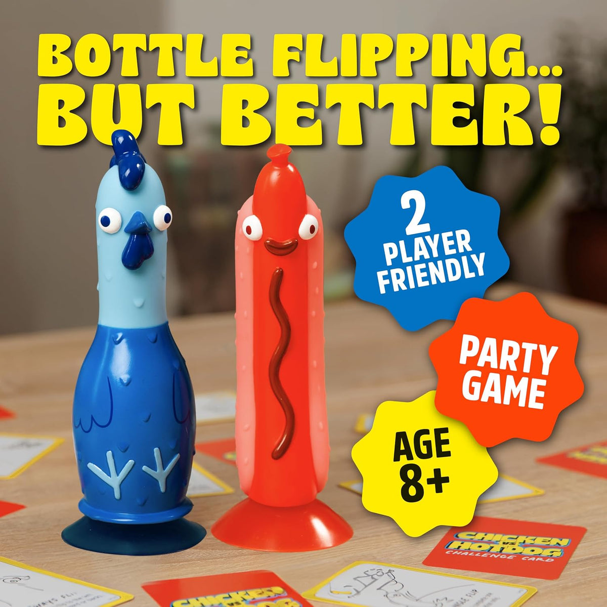 Chicken vs Hotdog Party Game: Flipping Hilarious Board Game - Chicken vs Hotdog 2026 Edition - image 4