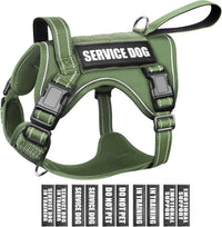 WINSEE Tactical Dog Harness - Medium / Green