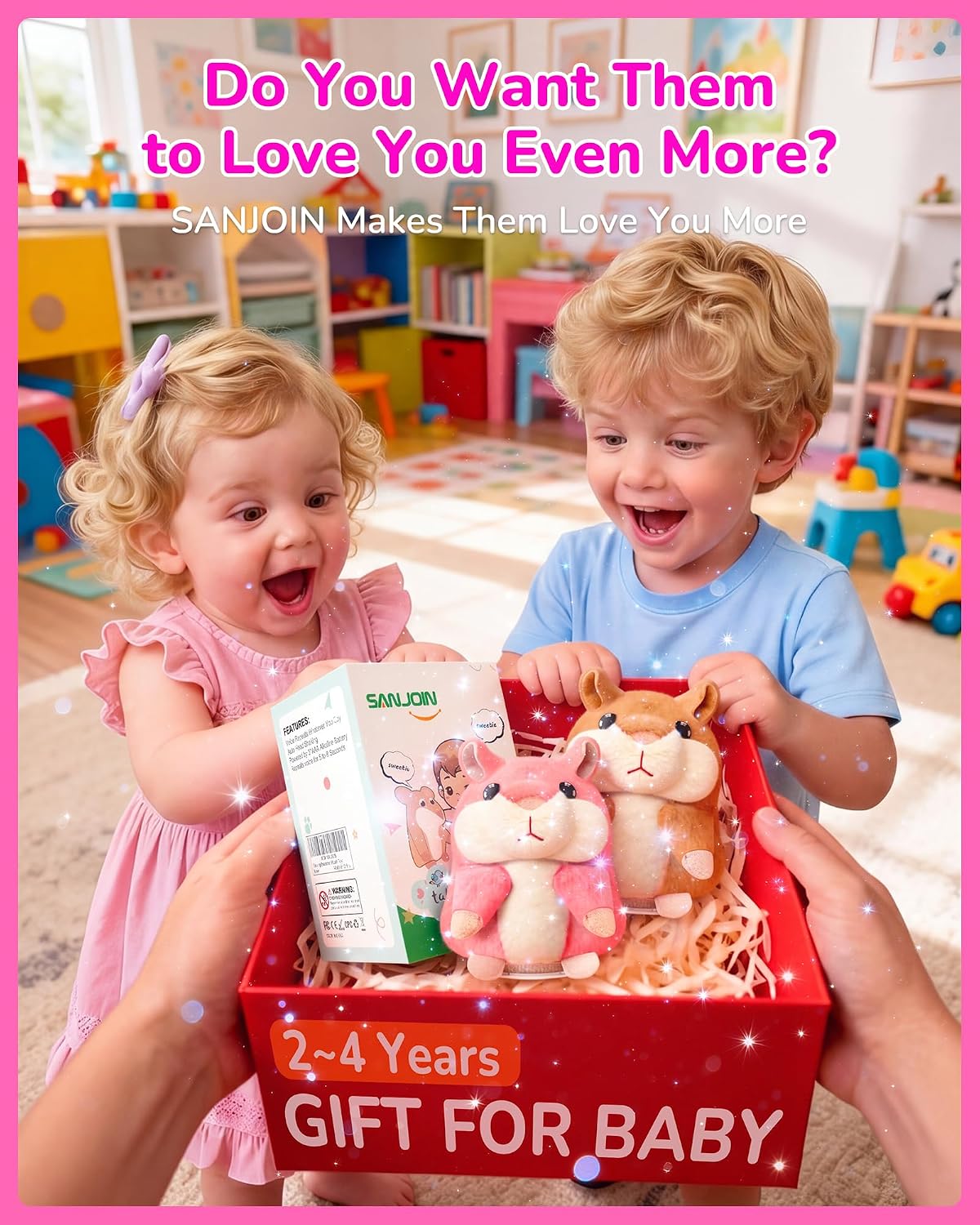 SANJOIN Toddler Kids Toys - Pink - image 2