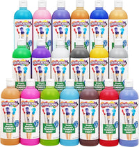 Colorations Paraben-Free Simply Washable Tempera Paint - Paraben-Free Formula / Assorted, 19 Colors