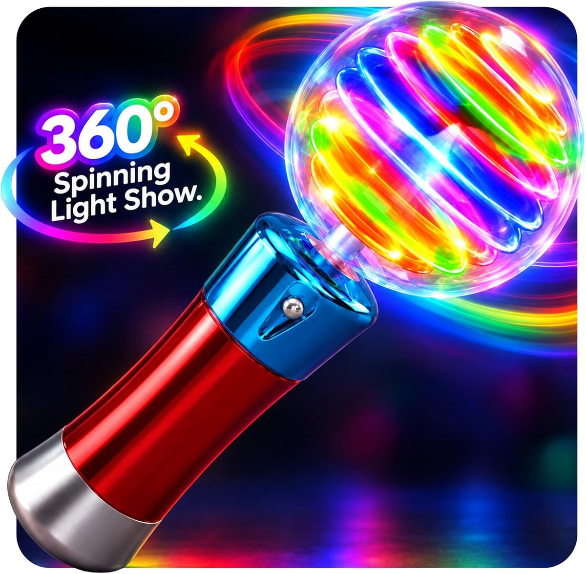 ArtCreativity Spinning Light Up Toy Magic Ball - image 2