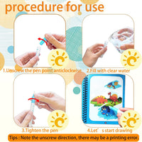 Cmaqpw 14-pack reusable water coloring books with refillable water pens - view 3