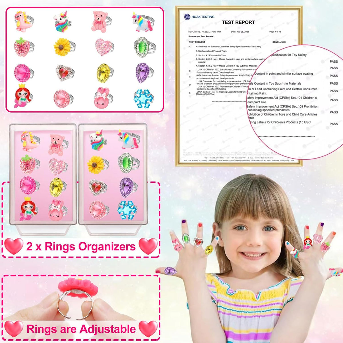 Jewelry Toys-for-Girls, Toddler Girl Toys Age 6-8 - Pink - image 2