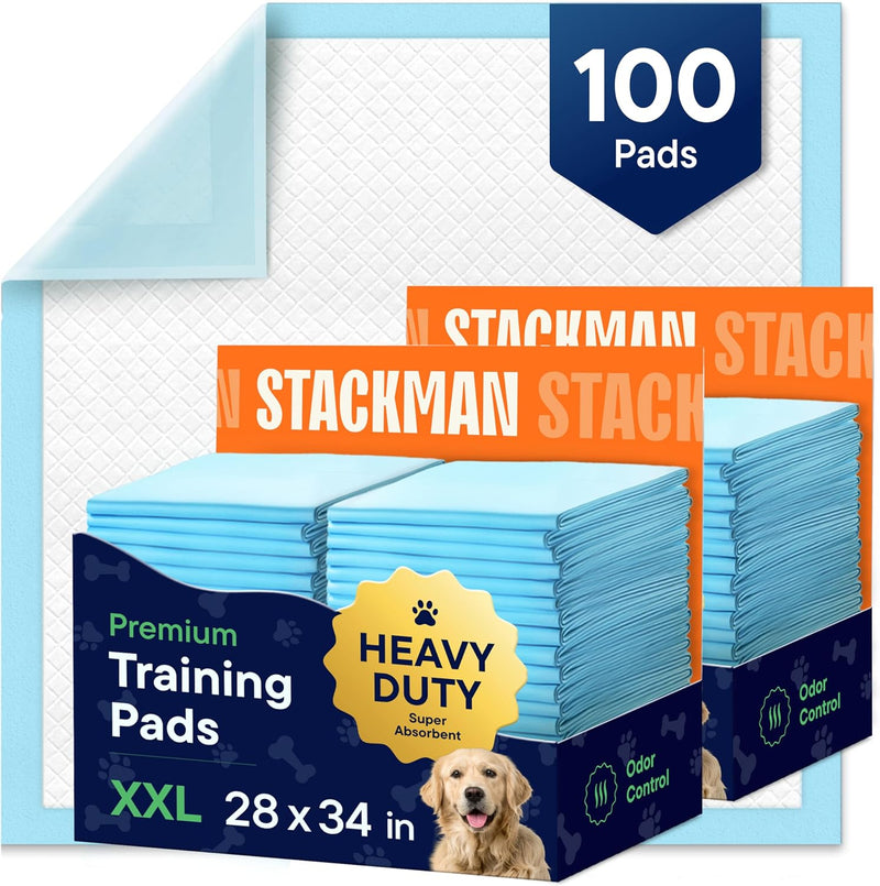 Puppy Pads XL 28x34 [100-COUNT] Dog Pads Extra Large 28" x 34"