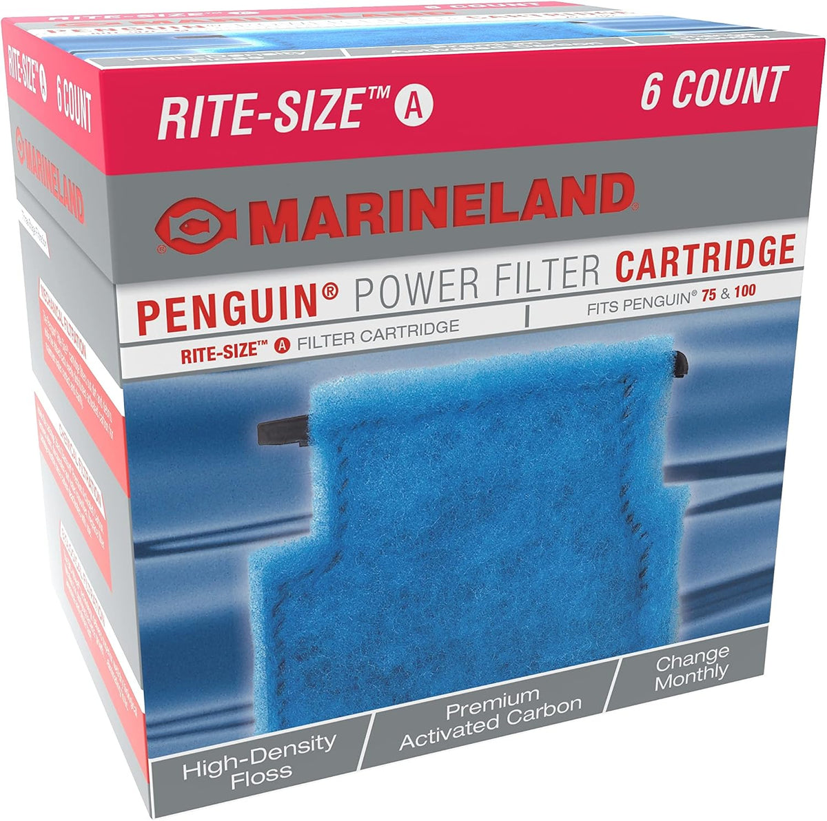 Marineland Bio-Wheel Penguin Rite-Size C Aquarium Filter Cartridge - Size A / 6-Count - image 4