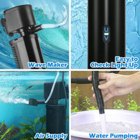 TARARIUM Aquarium Filter U-V for 20-75 Gallon - Medium - H8F(for 40-150 Gallon) - image 3