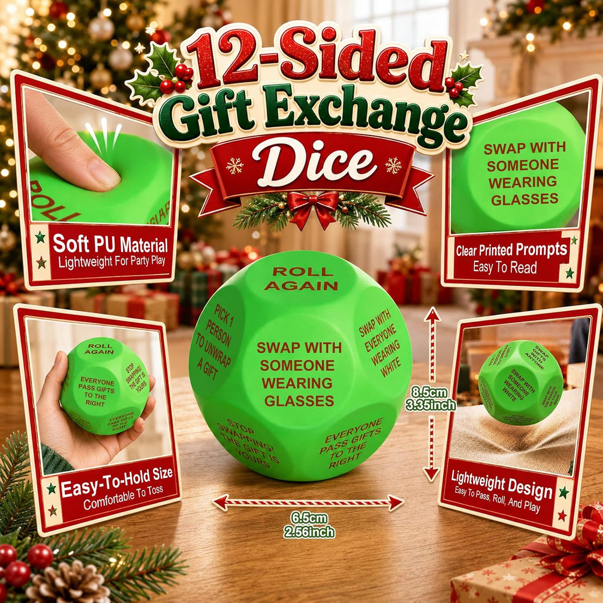 Winzwon Stocking Stuffers for Men Women - Green - image 3