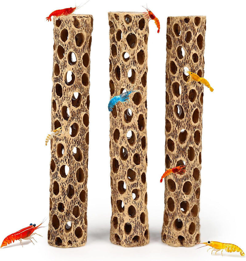 6“ Resin Cholla Wood Aquarium Décor Wood - 6"L×1”DIA, 3pcs