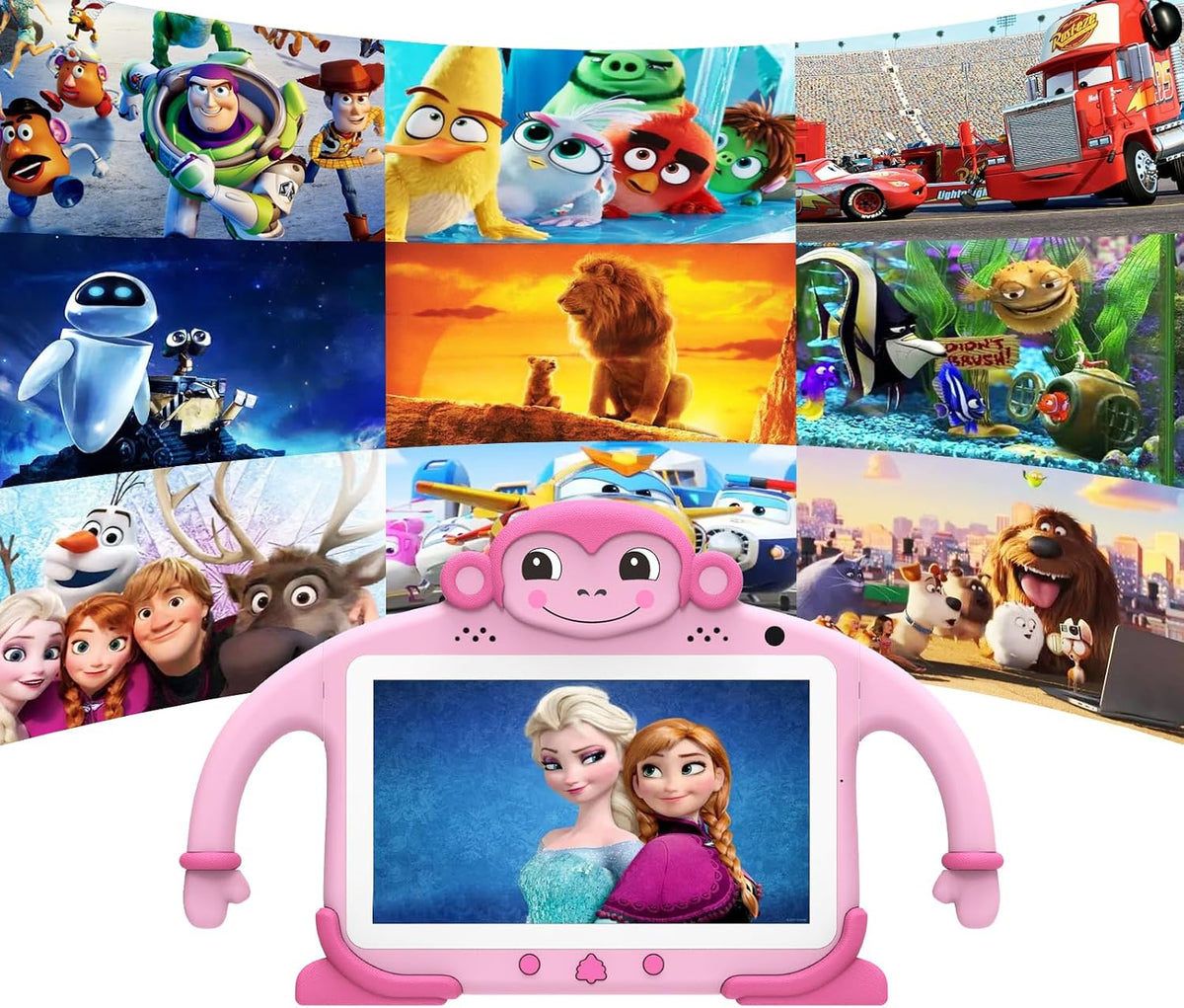Tbltaca Kids Tablet 7" Tablet for Kids 32GB Toddler Tablet with Wi-Fi - Pink - image 3