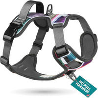 Embark No Pull Dog Harness, Reflective Adjustable Training Vest - XL / Baja