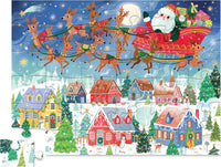 Crocodile Creek 36-Piece Jigsaw Floor Puzzle - Santa's Sleigh - image 2