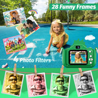Goopow Kids Selfie Camera Toys for Girls Age 3-9 - Green1 - image 4
