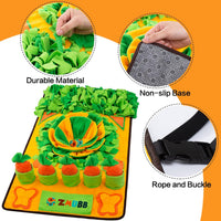 Pet Snuffle Mat for Dogs Sniff Mat Nosework Feeding Mat Slow Feeder - 31''x19'' - image 3