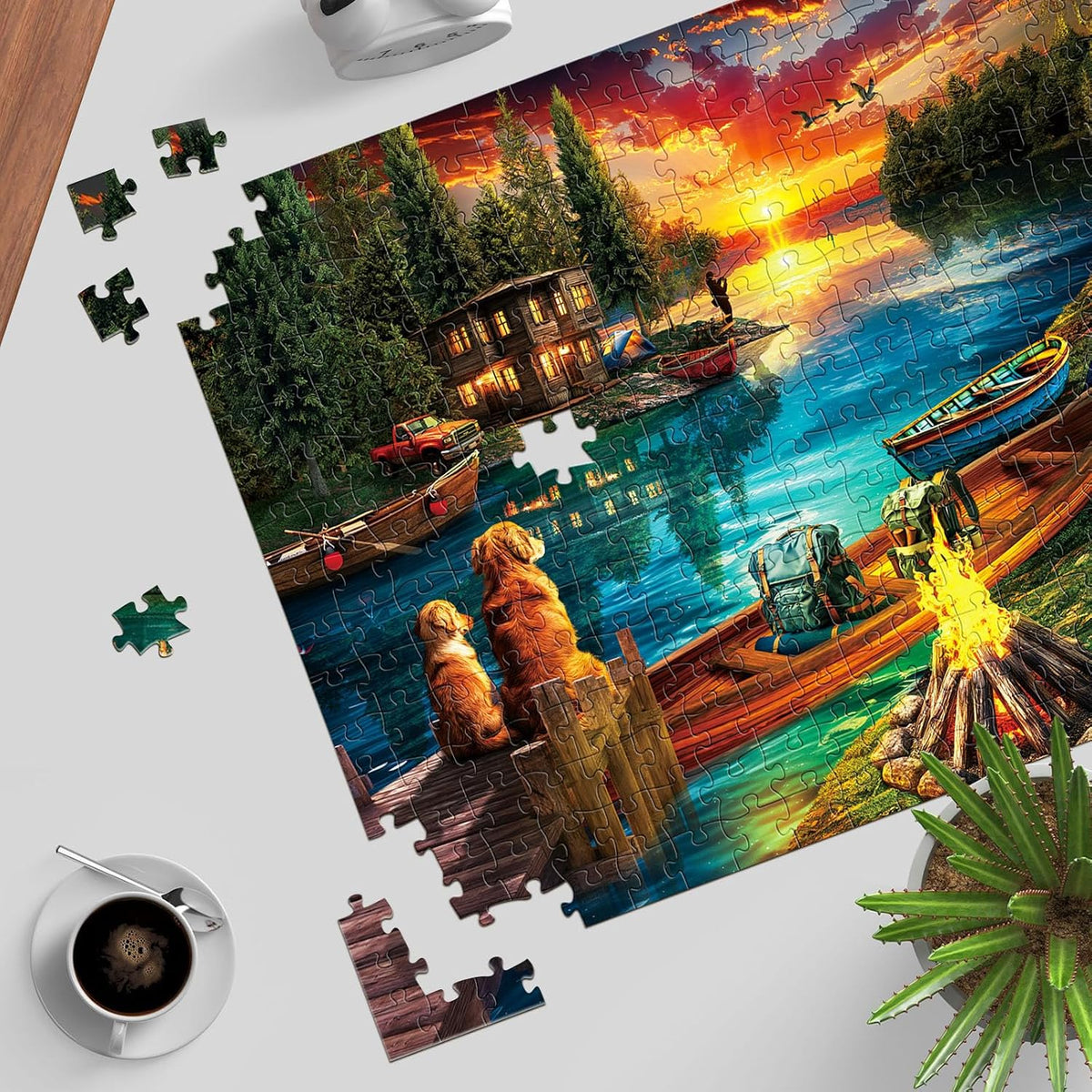 1000 Piece Puzzles for Adults, Premium Magic Book Jigsaw Puzzle – Fun for Kids & Family - Wilderness - image 3