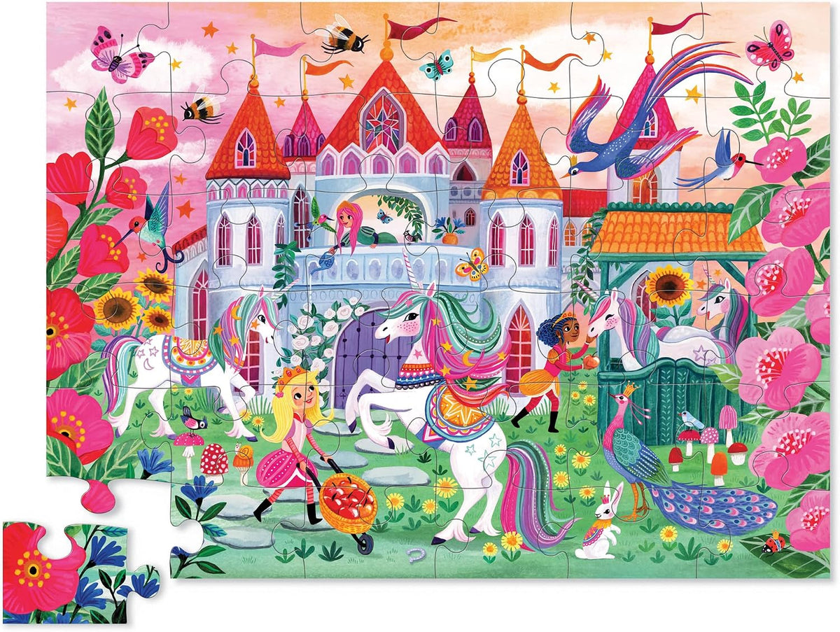 Crocodile Creek 36-Piece Jigsaw Floor Puzzle - Unicorn Castle - image 2