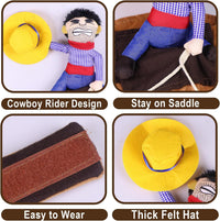 GOYOSWA Dog Cowboy Costume - Medium - image 3