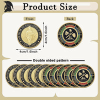 Nosiny 20 Pcs Armor of God Coins Metal Christian Challenge Coins - Classic - image 2