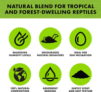 Zilla Jungle Mix Terrarium Substrate Bedding, 8 Quart – Daily Care for Reptiles And Amphibians - 8 Quarts (Pack of 1) - image 3