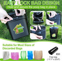 Pooper Scooper - 38" Long Adjustable Metal Handle Dog Pooper Scooper Swivel Bin & Rake & Spade - image 4