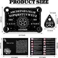 Threan Pendulum Board with Amethyst Pendulum Star Style Planchette Set – Fun for Kids & Family - Star Style - image 2