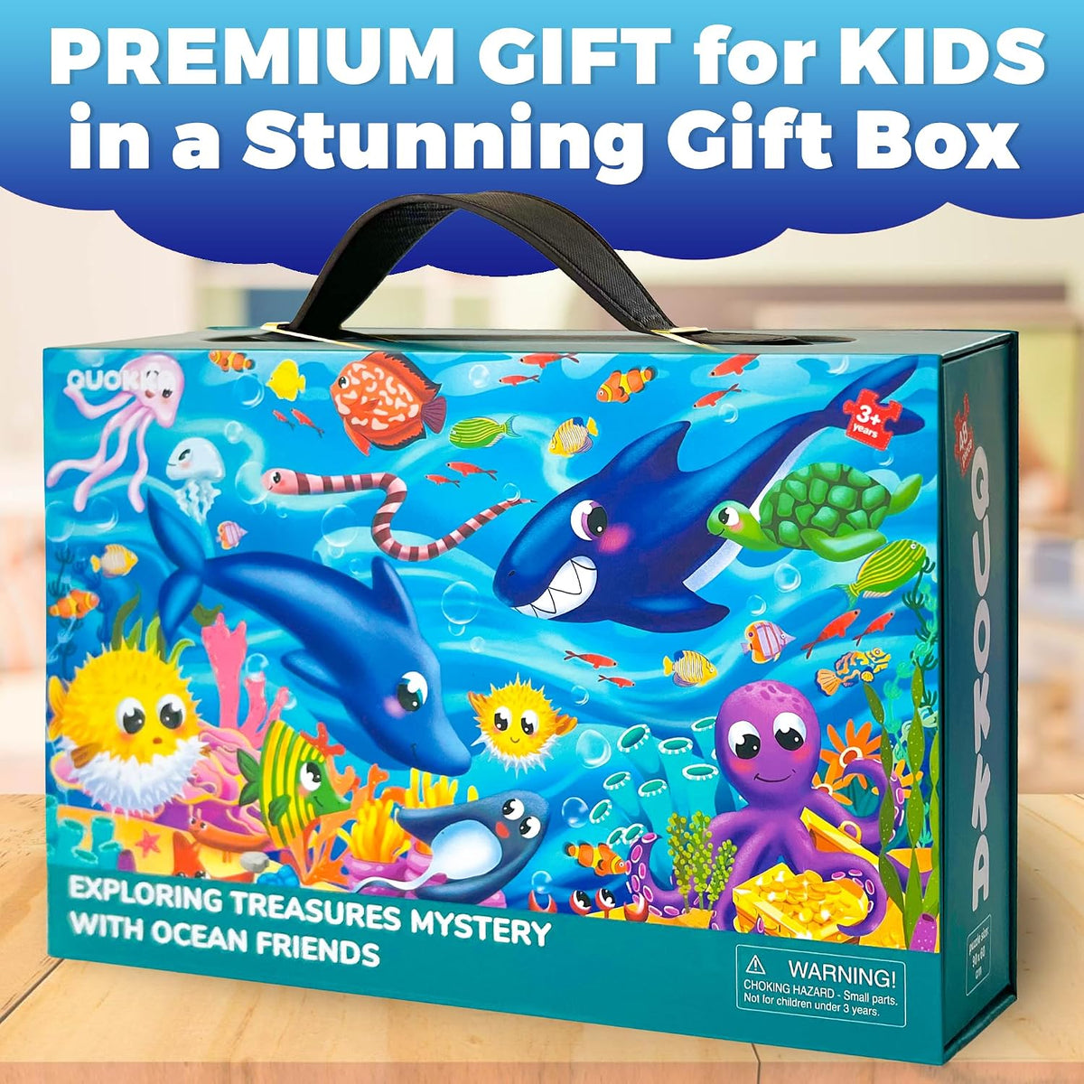 Giant Floor Puzzles for Kids Ages 4-6 - Ocean - image 2
