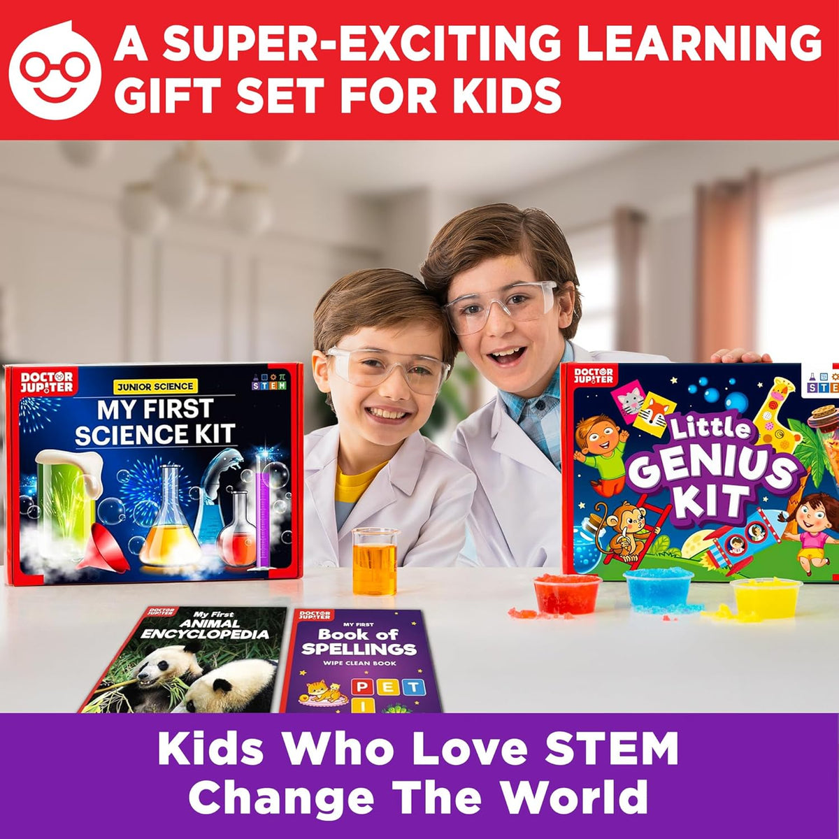 Doctor Jupiter My First Science Experiments Kit for Kids Ages 4+ – Fun for Kids & Family - Ultimate Gift Set of Learning: 4+ - image 2