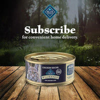 Blue Buffalo Wilderness High Protein Grain Free, Natural Mature Pate Wet Cat Food, Chicken 5.5-oz cans (Pack of 24)