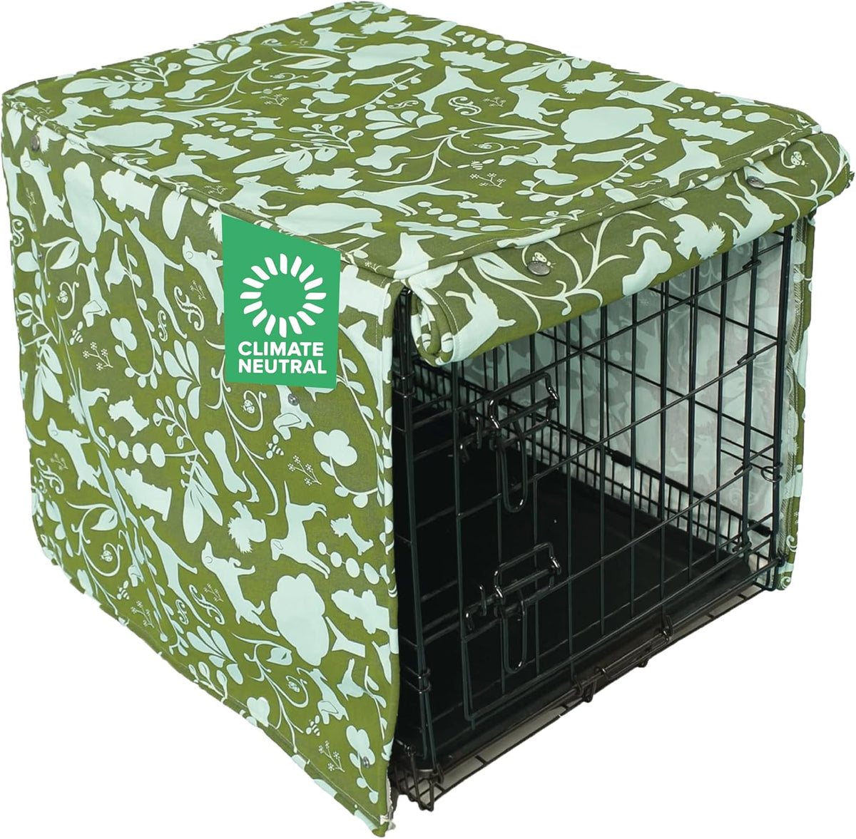Molly Mutt Tan Dog Crate Cover, Non-Toxic & 100% Cotton - Amarillo By Morning / 42.0"L x 28.0"W x 31.0"H