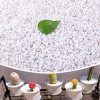 CJGQ 2.4lb Aquarium Gravel for Plants - white / 18 lb (1/4 in)