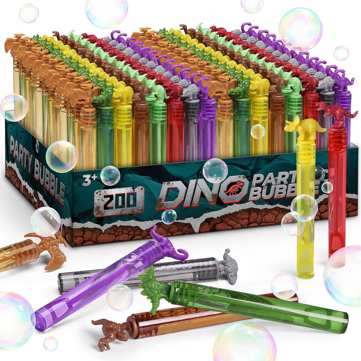Dinosaur Bubble Wands Bulk - party favor bulk