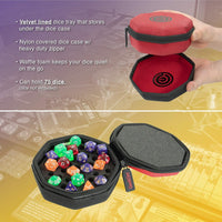 GEEKON Protective Dice Case with Foam Padding and Nesting Felt Dice - image 2