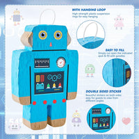 Lewtemi Robot Piñatas Birthday Party Favor - Robot Style - image 3