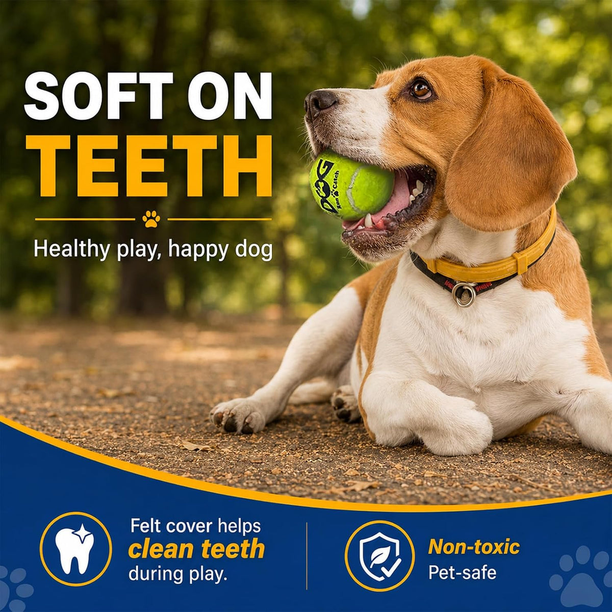 INSUM Tennis Balls for Dogs - Medium / Classic - image 4