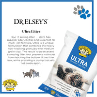 Dr. Elsey's Ultra UnScented Clumping Clay Cat Litter – Daily Care for Cats - 18 lb - image 3