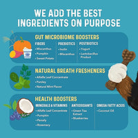 Bernie's Charming Chompers - Daily Dental Chews for Dogs - Cleans Teeth, Freshens Breath, + Boosts Oral-Gut Microbiome. Easy to Digest, Supports Healthy Digestion Naturally (36 oz, Small Dogs)