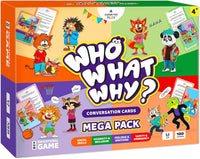 Who What Why Conversation Cards for Kids - Mega Pack