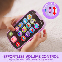 JOYIN Kids Learning Phone and Remote Toy - Purple Phone and Remote with Bird - image 3
