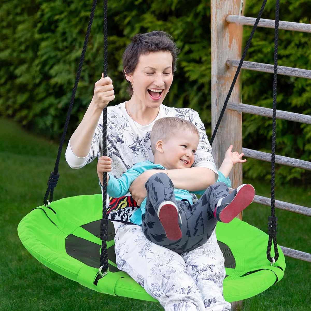 Trekassy 40" Saucer Tree Swing - Green - image 4