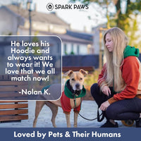 Spark Paws Dog Hoodie, Buttery-Soft Sweater Sweatshirt - Ranger / 5XL - image 4