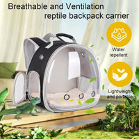 Bearded Dragon Travel Carrier Backpack, Lizard Backpack Carrier - Black / Backpack - image 3