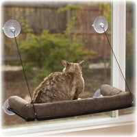 K&H Cat Window Perch, EZ Mount Kitty Sill - 12 X 23 Inches (Pack of 6) / Bolster