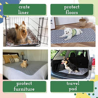 Caldwell's Pet Supply Co. 30x36 Potty Pads, Washable Pee Pads for Dogs, Reusable Pee Pad for Dogs, Puppy Potty Mat, Whelping Rug, Reusable Puppy Mat, Waterproof Rug for Dog, Medium (Set of 2)