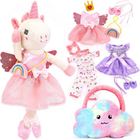 hahaland Dress Up Doll Playsets - Ballerina Unicorns