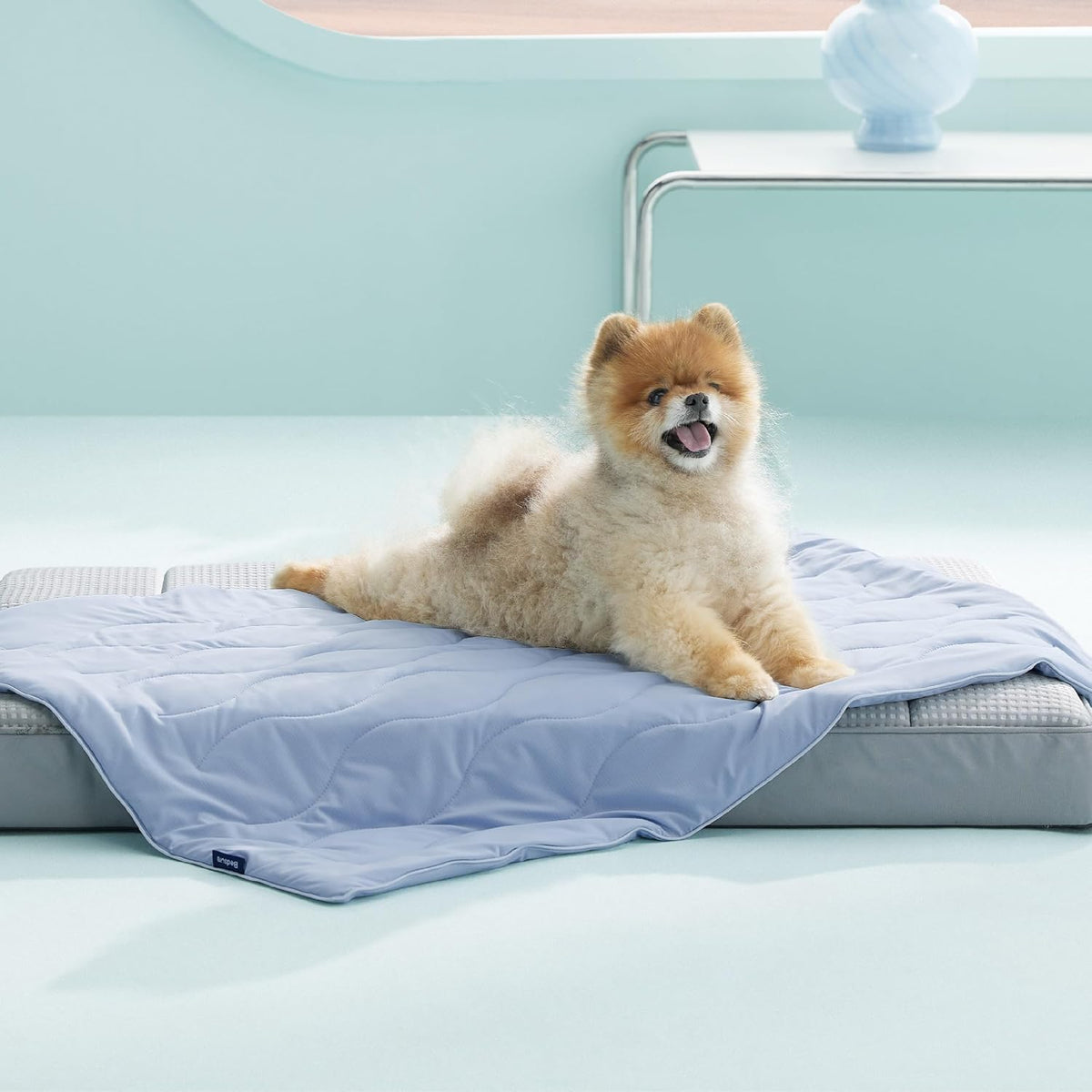 Bedsure ArcticMax Q-MAX>0.5 Premium Cooling Blanket for Medium - Powder Blue / S(25x35")
