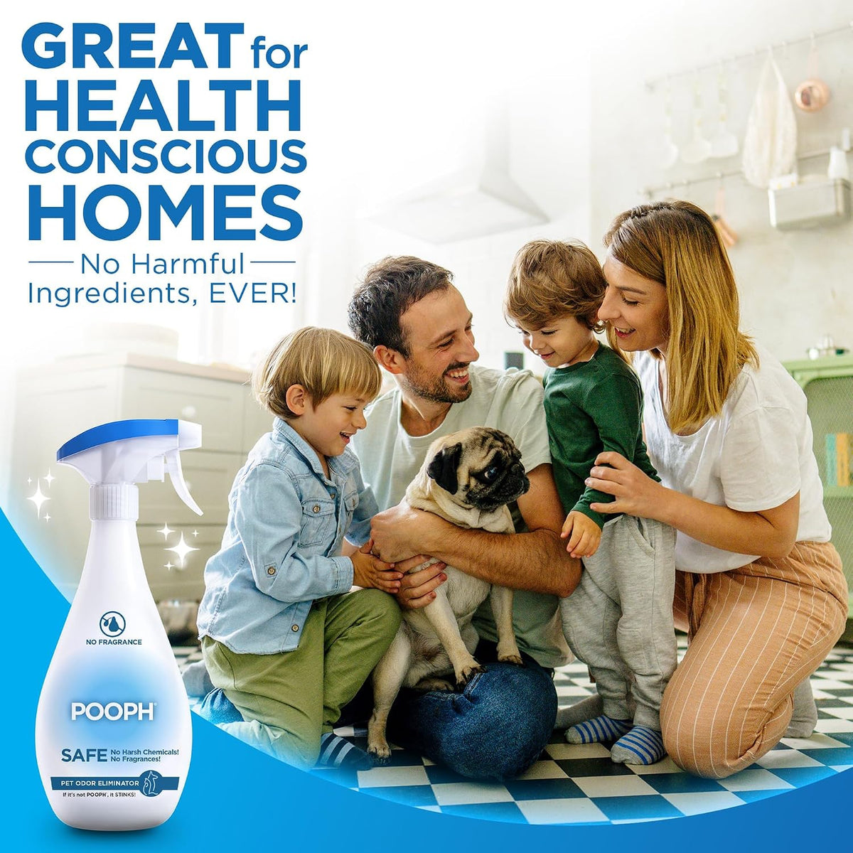 POOPH Pet Odor Eliminator Spray - 32 Fl Oz (Pack of 2) / Odor Eliminator - image 4