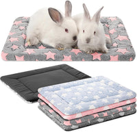 4 Pcs Dog Crate Pads Soft Warm - Rectangular 18 x 14 x 1.6 Inch / Star / Colorful
