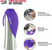 PupFlask Large Dog Water Bottle - 40 Ounce / Ultra Violet - image 2